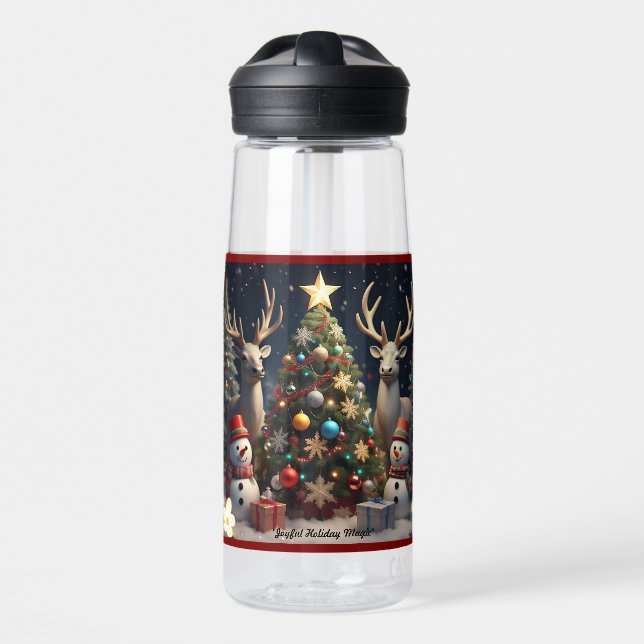 Botella De Agua "Jingle Bell Bliss" (Delante)