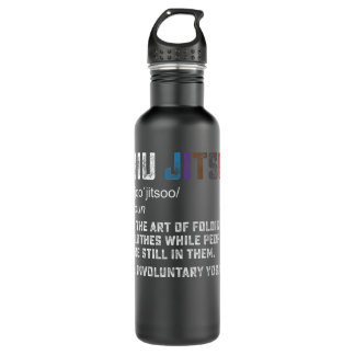 Botella De Agua Jiu jitsu Funny definition BJJ o MMA grappler