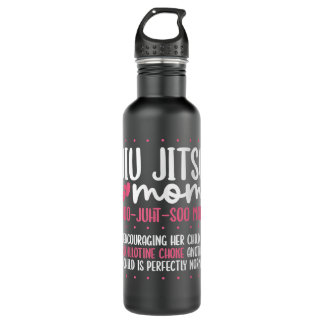 Botella De Agua Jiu Jitsu Mom Jiujitsu BJJ Brazil Jiu Jitsu