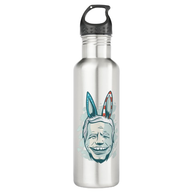 Botella De Agua joe biden - burro democrático (Anverso)
