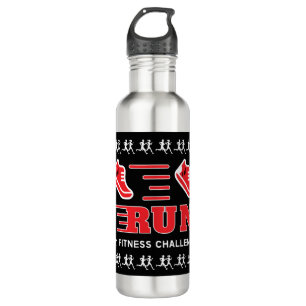 Botella De Agua Jogging Get Fit Motivation Support Mug Throw Pil