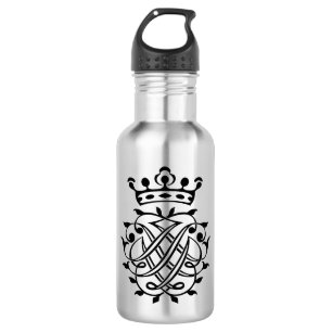 Botella De Agua Johann Sebastian Bach Seal Escudo Monograma Insign
