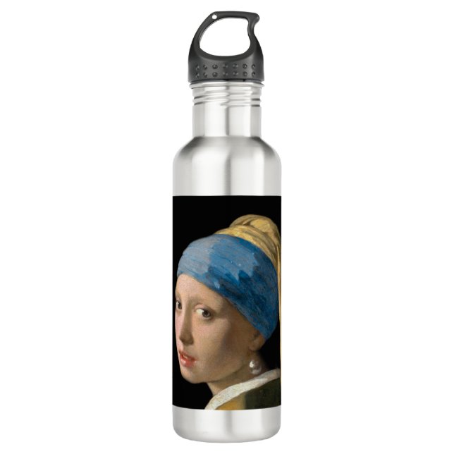 Botella De Agua Johannes Vermeer, Chica de Pearl Earring (Anverso)