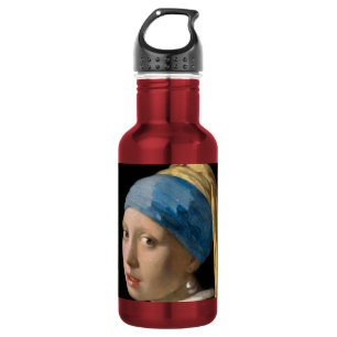 Botella De Agua Johannes Vermeer - Muchacha con un collar de perla