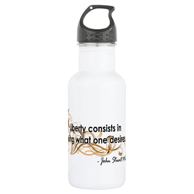 Botella De Agua John Stuart Mill (Anverso)