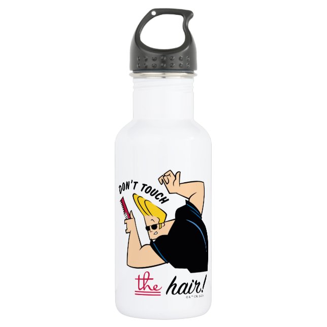 Botella De Agua Johnny Bravo Comb - ¡No Toques El Pelo! (Anverso)