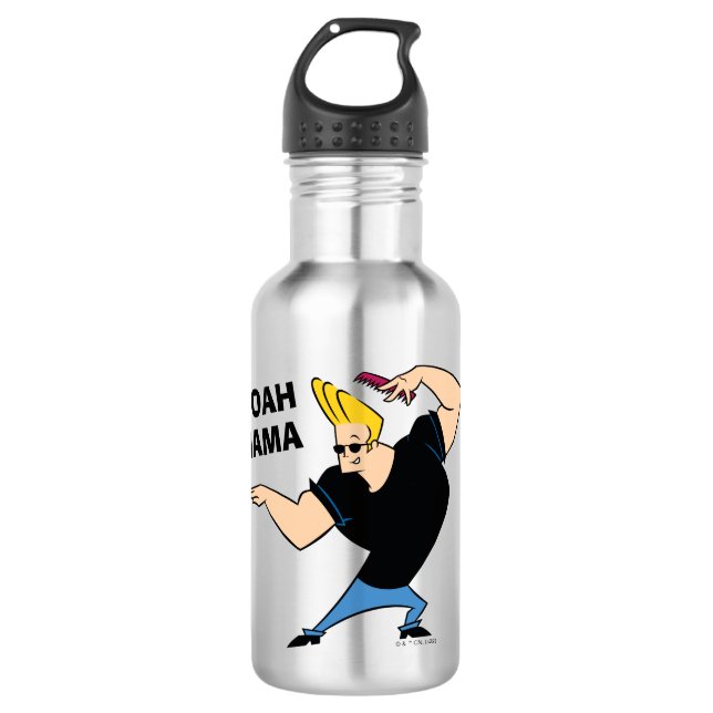 Botella De Agua Johnny Bravo Combing Hair (Anverso)