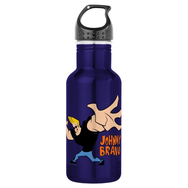 Botella De Agua Johnny Bravo Iconic Pose (Anverso)