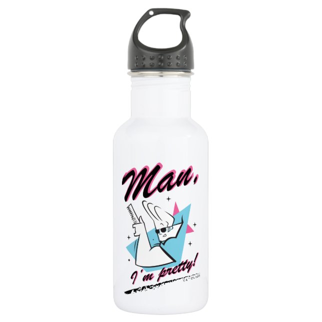 Botella De Agua Johnny Bravo - Man I'm Pretty Retro Graphic (Anverso)