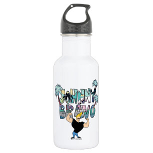 Botella De Agua Johnny Bravo Palm Tree Name