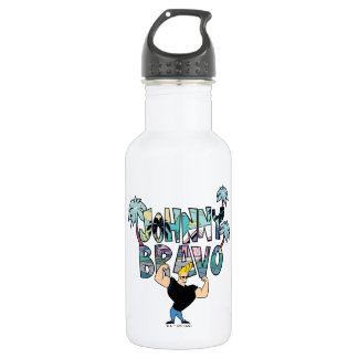 Botella De Agua Johnny Bravo Palm Tree Name
