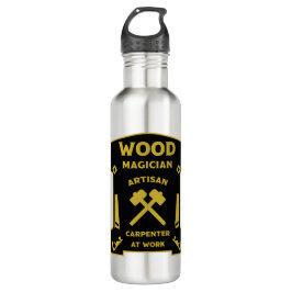 Botella De Agua Joiner Y Carpintero De Madera