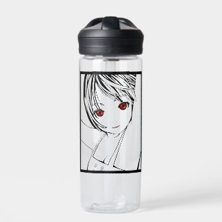 Botella De Agua Joven estudiante de Manga pinta arte de los niños 