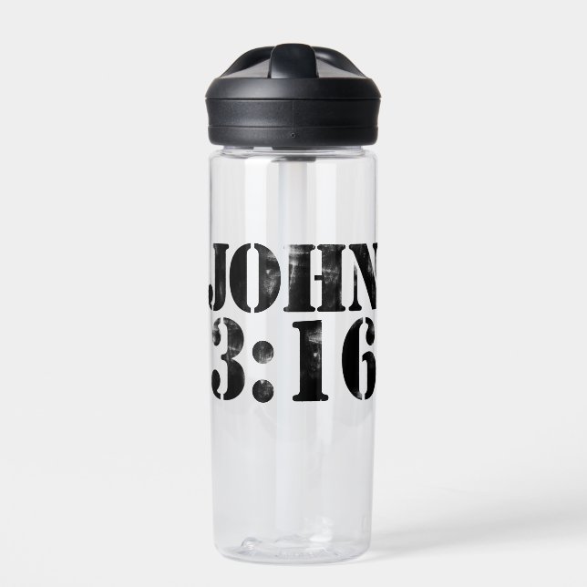 Botella De Agua Juan 3:16  (Delante)