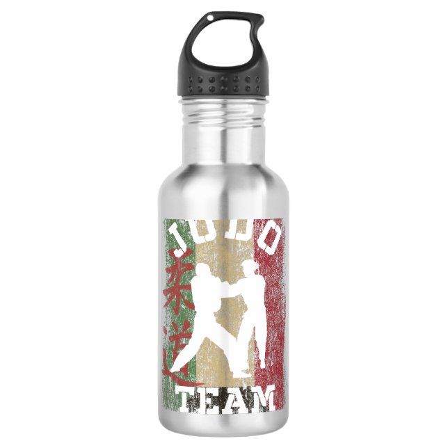 Botella De Agua Judo de Kuwait: Judoka S (Anverso)