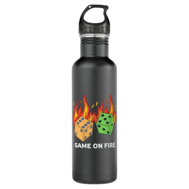 Botella De Agua Juego al fuego (Anverso)