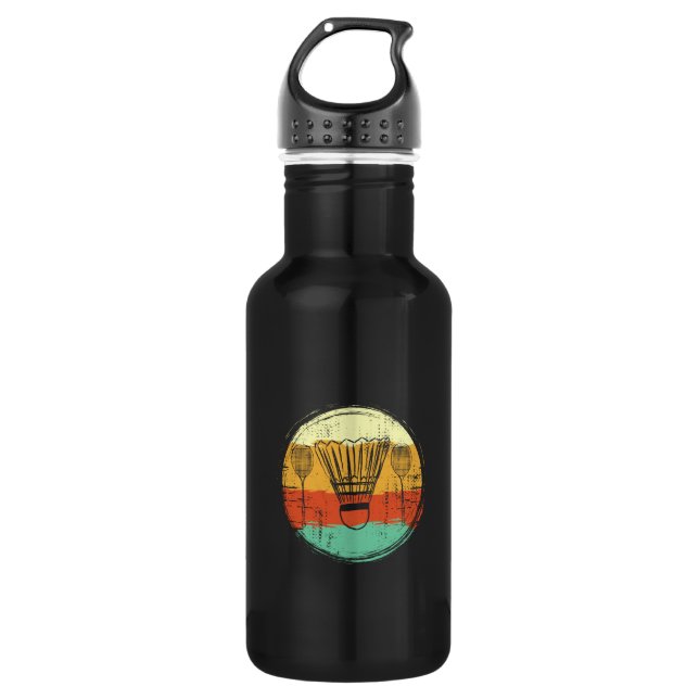 Botella De Agua Juego de Badminton de Vintage (Anverso)
