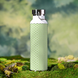 Botella De Agua Juego de carpetas verdes botánicas