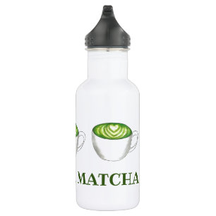 Botella De Agua Juego de juegos Coincidencia Matcha Té Verde Té La