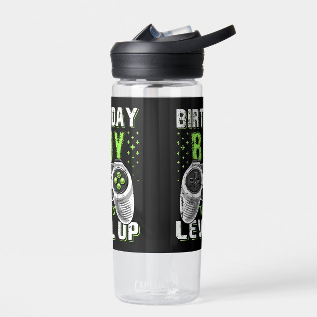 Botella De Agua Juego de video Level Up Birday Boy (Izquierdo)