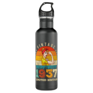 Botella De Agua Jueves 1937 Vintage 85th Birthday Women