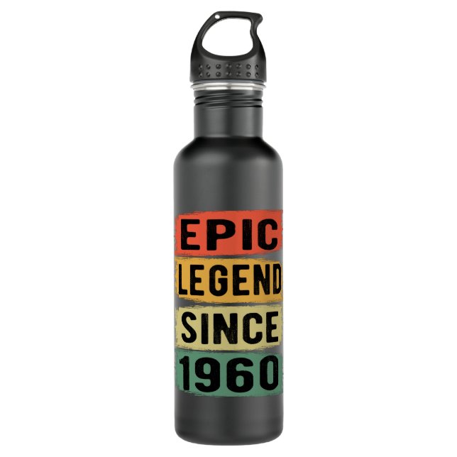 Botella De Agua Jueves 1960 Leyenda épica 65º cumpleaños (Anverso)