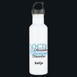 Botella De Agua Jugador Cute Clarinet<br><div class="desc">Estoy obsesionado con tocar el clarinete y esta linda botella de agua. El trastorno obsesivo del clarinete es un regalo gracioso para darle a alguien con OCD por instrumentos.</div>
