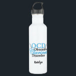 Botella De Agua Jugador Cute Clarinet<br><div class="desc">Estoy obsesionado con tocar el clarinete y esta linda botella de agua. El trastorno obsesivo del clarinete es un regalo gracioso para darle a alguien con OCD por instrumentos.</div>