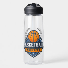 Botella De Agua Jugador de baloncesto AÑADIR NOMBRE DE equipo de e