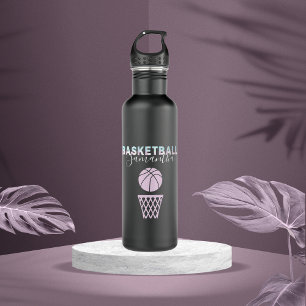 Botella De Agua Jugador de baloncesto Nombre Cute Cesta Personaliz