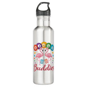 Botella De Agua Jugador de Bingo Buddies Flamingo