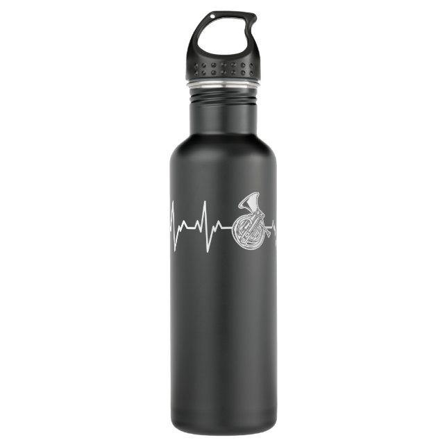 Botella De Agua Jugador de cuerno de instrumentos de regalo del la (Anverso)