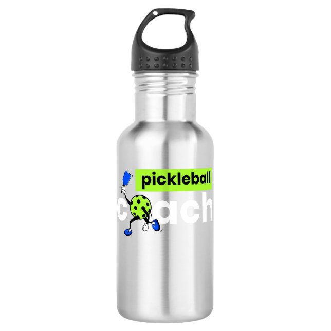 Botella De Agua Jugador de entrenador de bolas (Anverso)
