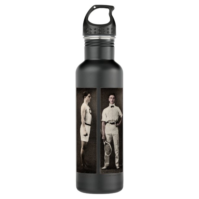 Botella De Agua Jugador de tenis de campaña Pro (Anverso)