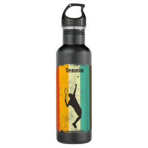Botella De Agua Jugador de tenis T Retro 70 Vintage Gif