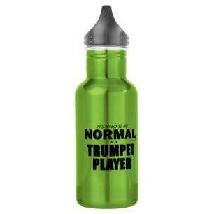 Botella De Agua Jugador de trompeta normal