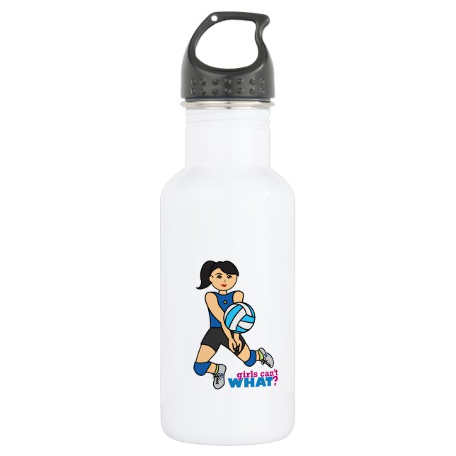 Botella De Agua Jugador de voleibol - mediano (Anverso)