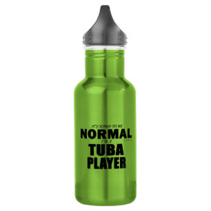 Botella De Agua Jugador normal de Tuba