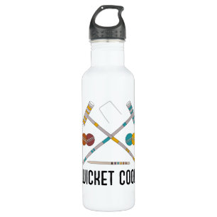 Botella De Agua Jugadores de Croquet divertidos de Wicket Guay