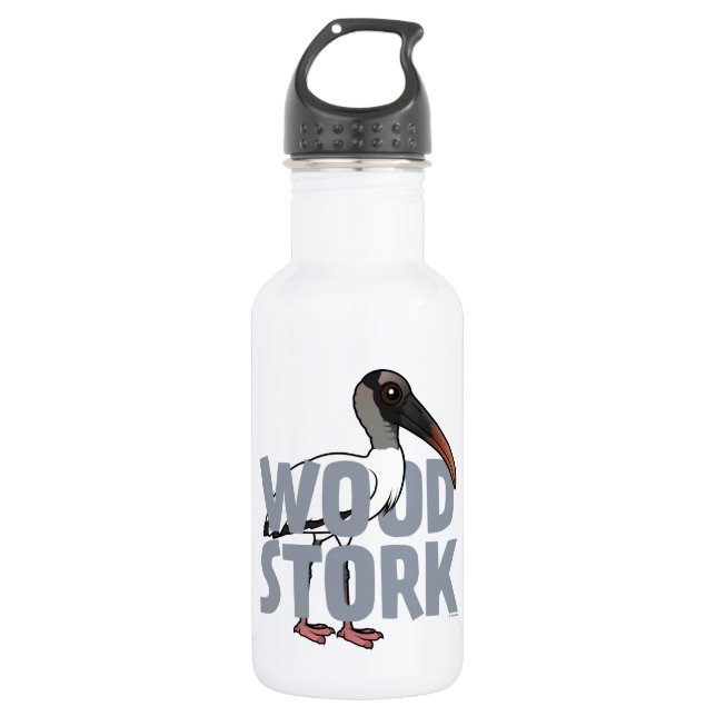 Botella De Agua Jumbo Wood Stork (Anverso)