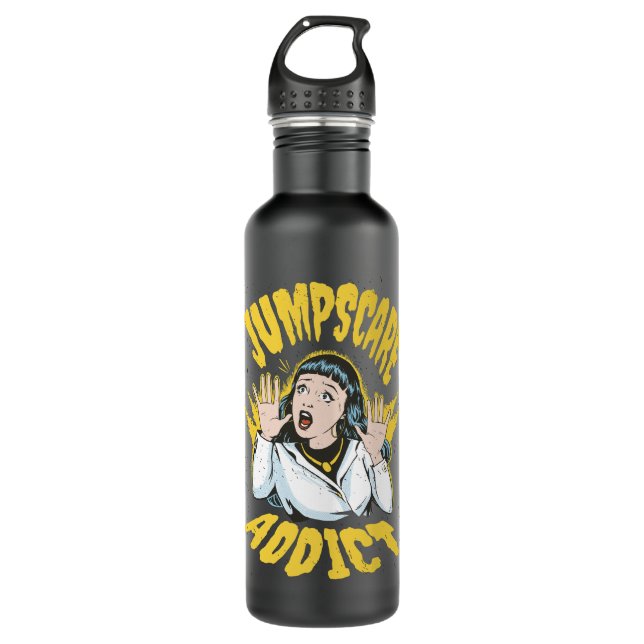 Botella De Agua  Jumpscare Addict  (Anverso)