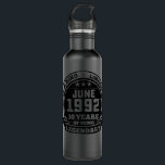 Botella De Agua June 1992 30th Birthday Tee 30 Years Of Being Lege<br><div class="desc">June 1992 30th Birthday Tee 30 Years Of Being Legendary</div>