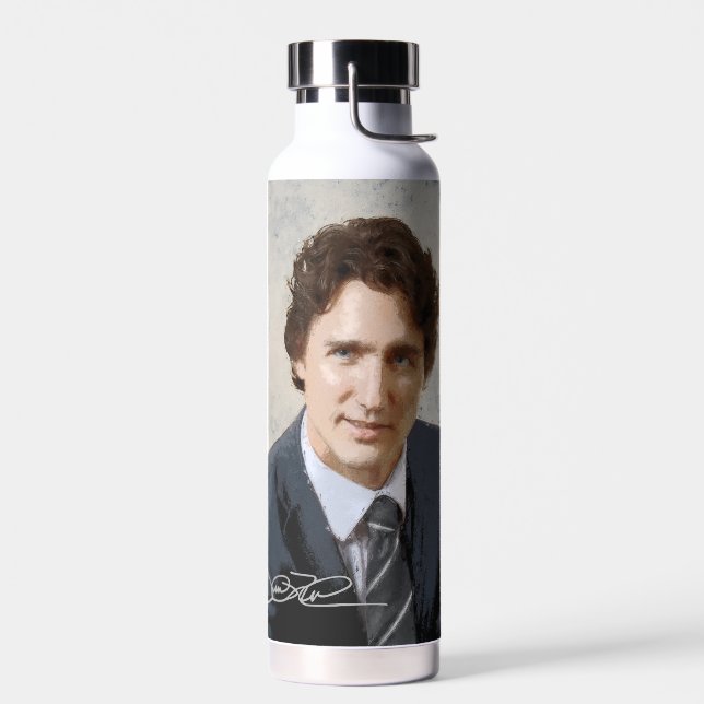 Botella De Agua Justin Trudeau (Izquierdo)
