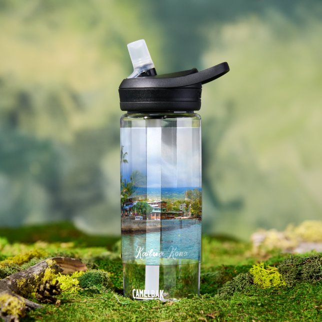 Botella De Agua Kailua Kona Pier Hawaii Tropical (Exterior)