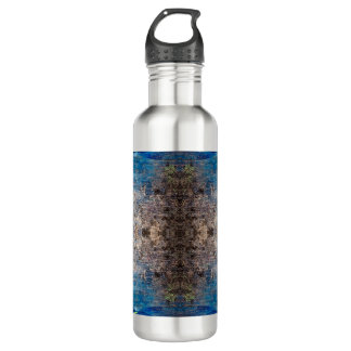 Botella De Agua Kaleidoskopisch abstrakt bunt bohemien mandala