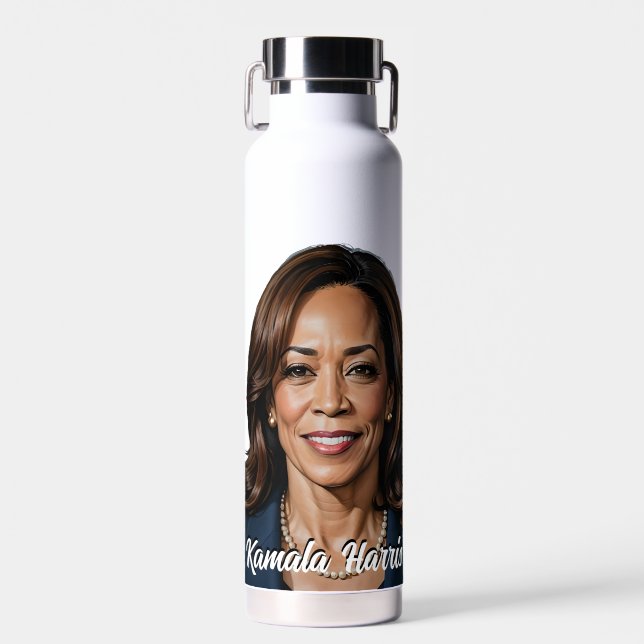 Botella De Agua Kamala Harris 2024 Stars and Stripes (Delantero)