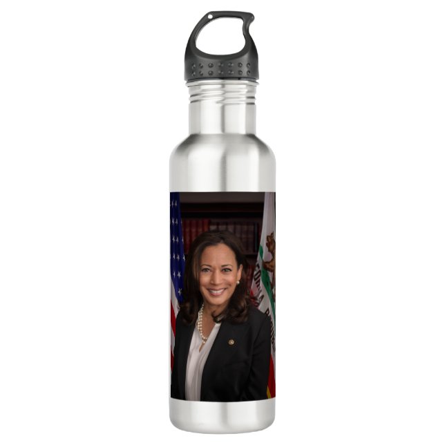 Botella De Agua Kamala Harris Candidato a presidente US 2024 (Anverso)