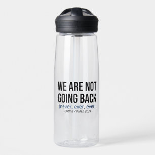 Botella De Agua Kamala Harris No Regresaremos, Vota Harris