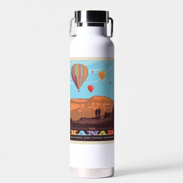 Botella De Agua Kanab, Utah | Globos Y Tunes (Delantero)