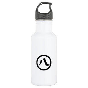 Botella De Agua Kanji numeral ocho, en círculo